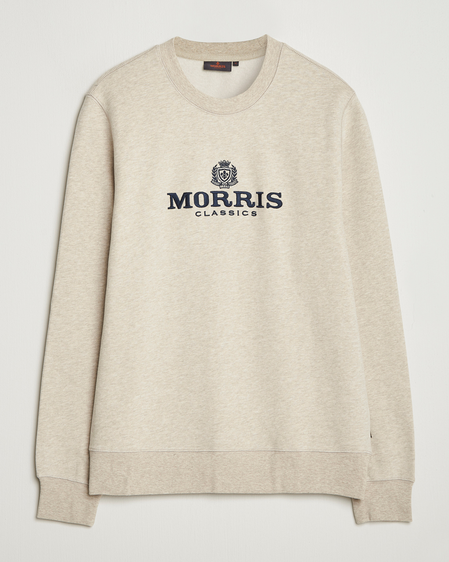 Herren | Pullover | Morris | Brian Logo Sweatshirt Khaki