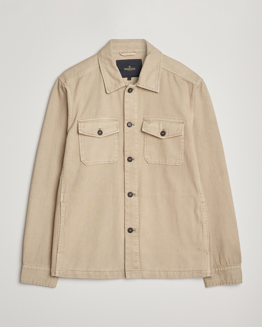Herren | Hemden | Morris | Alain Twill Shirt Jacket Khaki