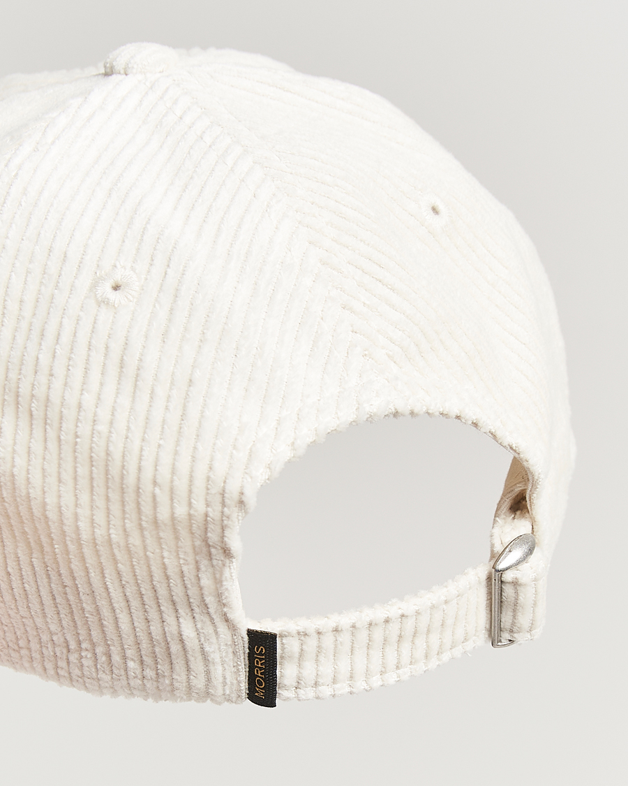 Herren | Morris Lily Corduroy Cap Off White | Morris | Lily Corduroy Cap Off White