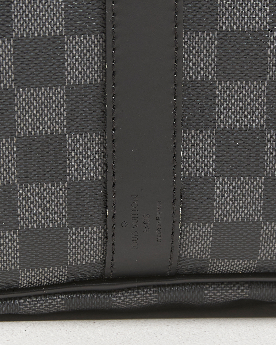 Herren | Louis Vuitton Pre-Owned Keepall Bandoulière 55 Damier Graphite | Louis Vuitton Pre-Owned | Keepall Bandoulière 55 Damier Graphite