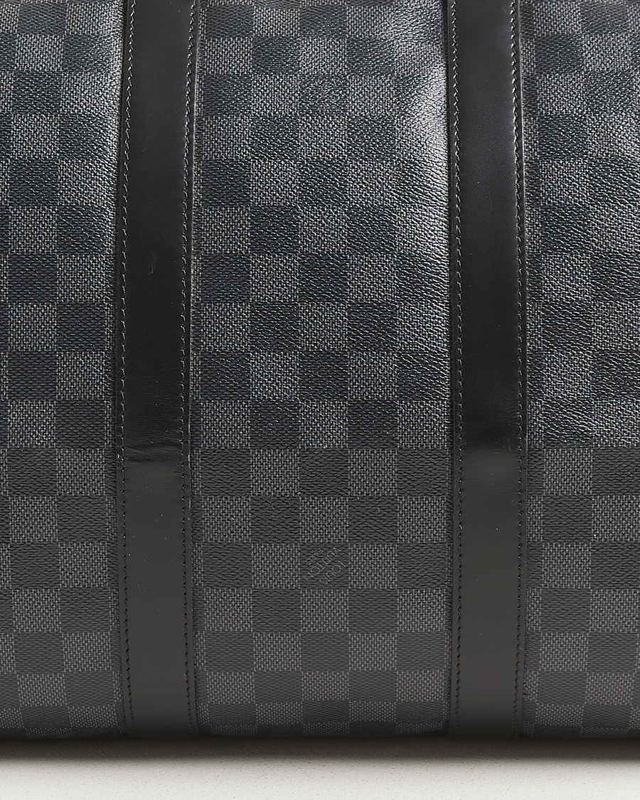 Herren | Louis Vuitton Pre-Owned Keepall Bandoulière 45 Damier Graphite | Louis Vuitton Pre-Owned | Keepall Bandoulière 45 Damier Graphite
