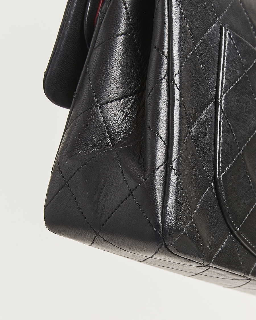 Herren | Chanel Pre-Owned Classic Double Flap Small Lambskin  Black | Chanel Pre-Owned | Classic Double Flap Small Lambskin  Black