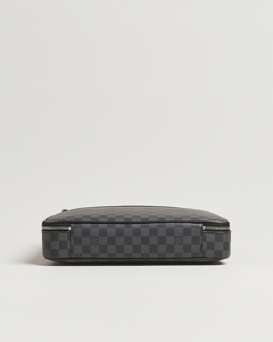 Herren | Louis Vuitton Pre-Owned Steve Briefcase Damier Graphite | Louis Vuitton Pre-Owned | Steve Briefcase Damier Graphite