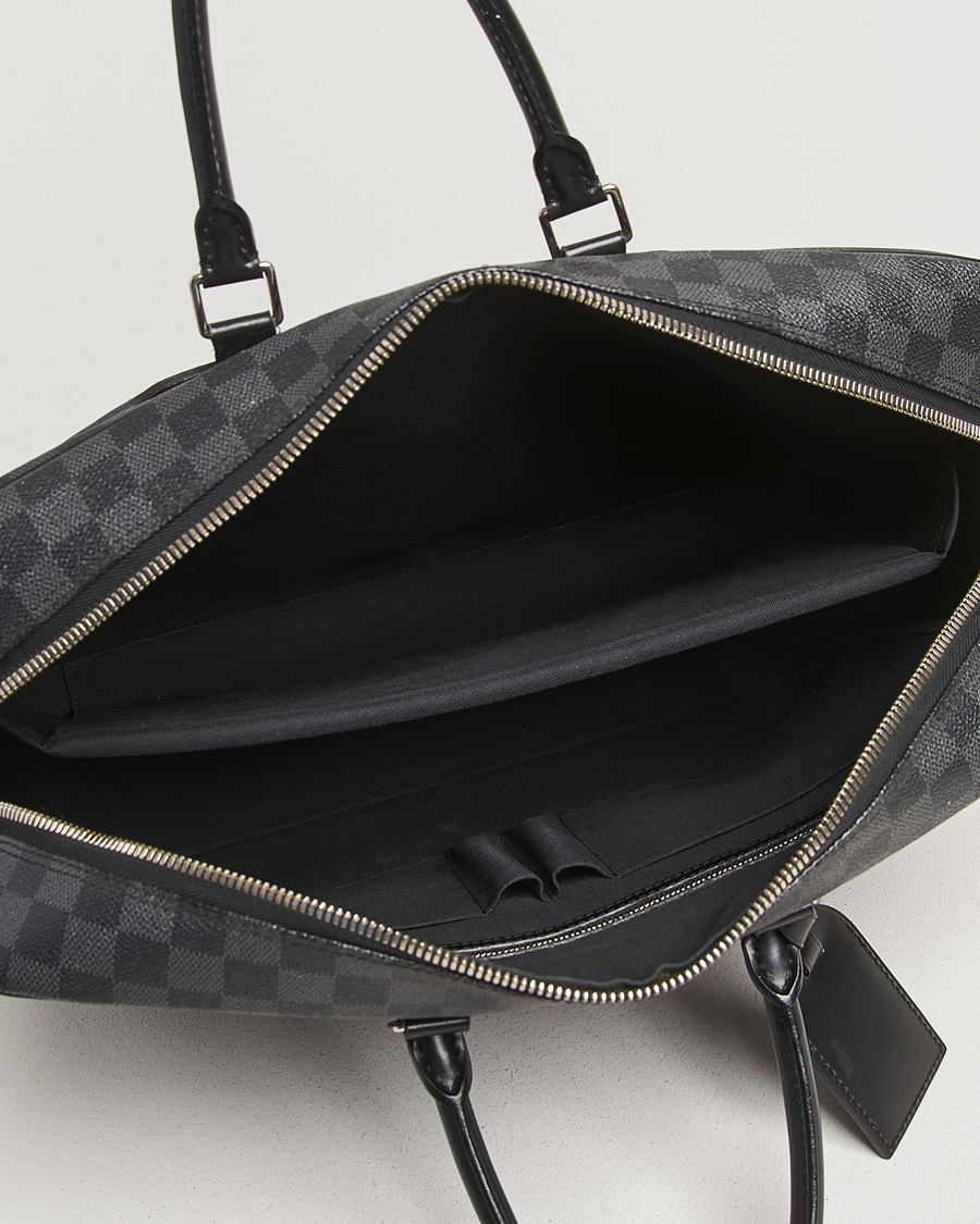 Herren | Louis Vuitton Pre-Owned Porte Document Voyager Damier Graphite | Louis Vuitton Pre-Owned | Porte Document Voyager Damier Graphite