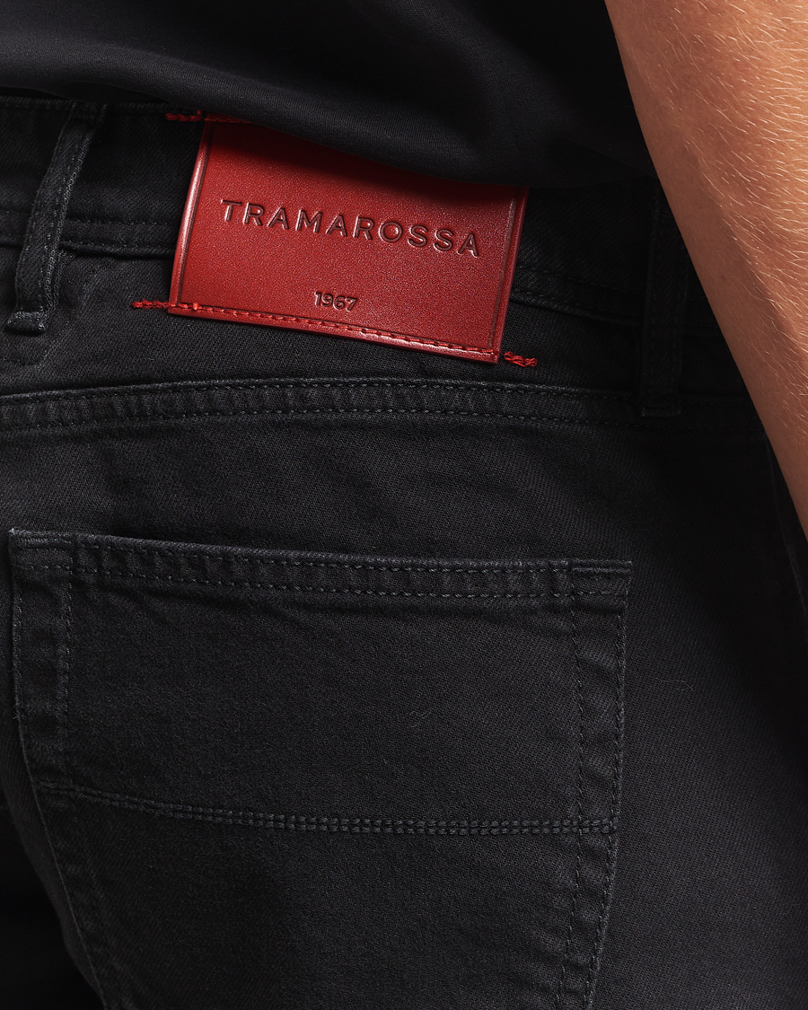 Herren | Jeans | Tramarossa | Michelangelo Stretch Jeans Black Raw