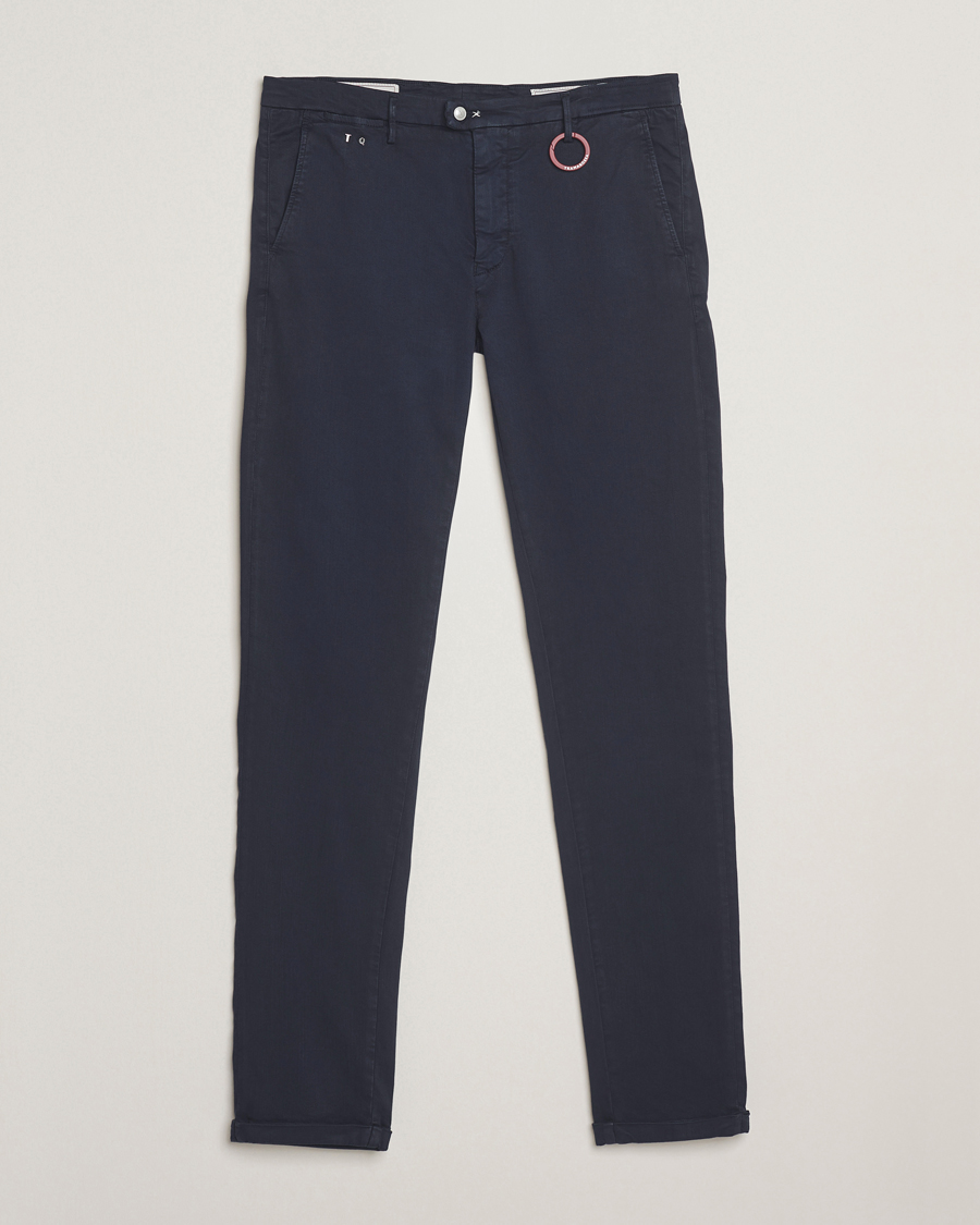 Herren | Jeans | Tramarossa | Luis Superstrech Cotton Chino Dark Blu