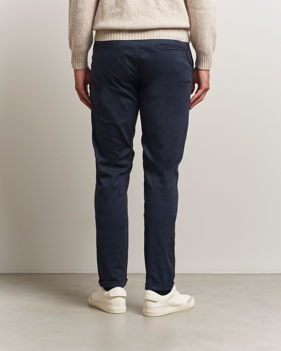 Herren | Jeans | Tramarossa | Luis Superstrech Cotton Chino Dark Blu