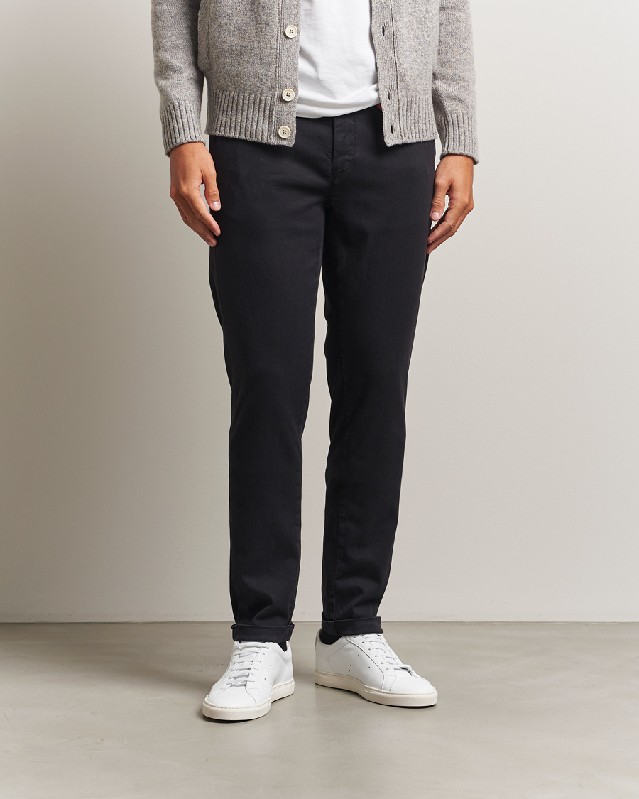 Herren | Jeans | Tramarossa | Luis Superstrech Cotton Chino Black