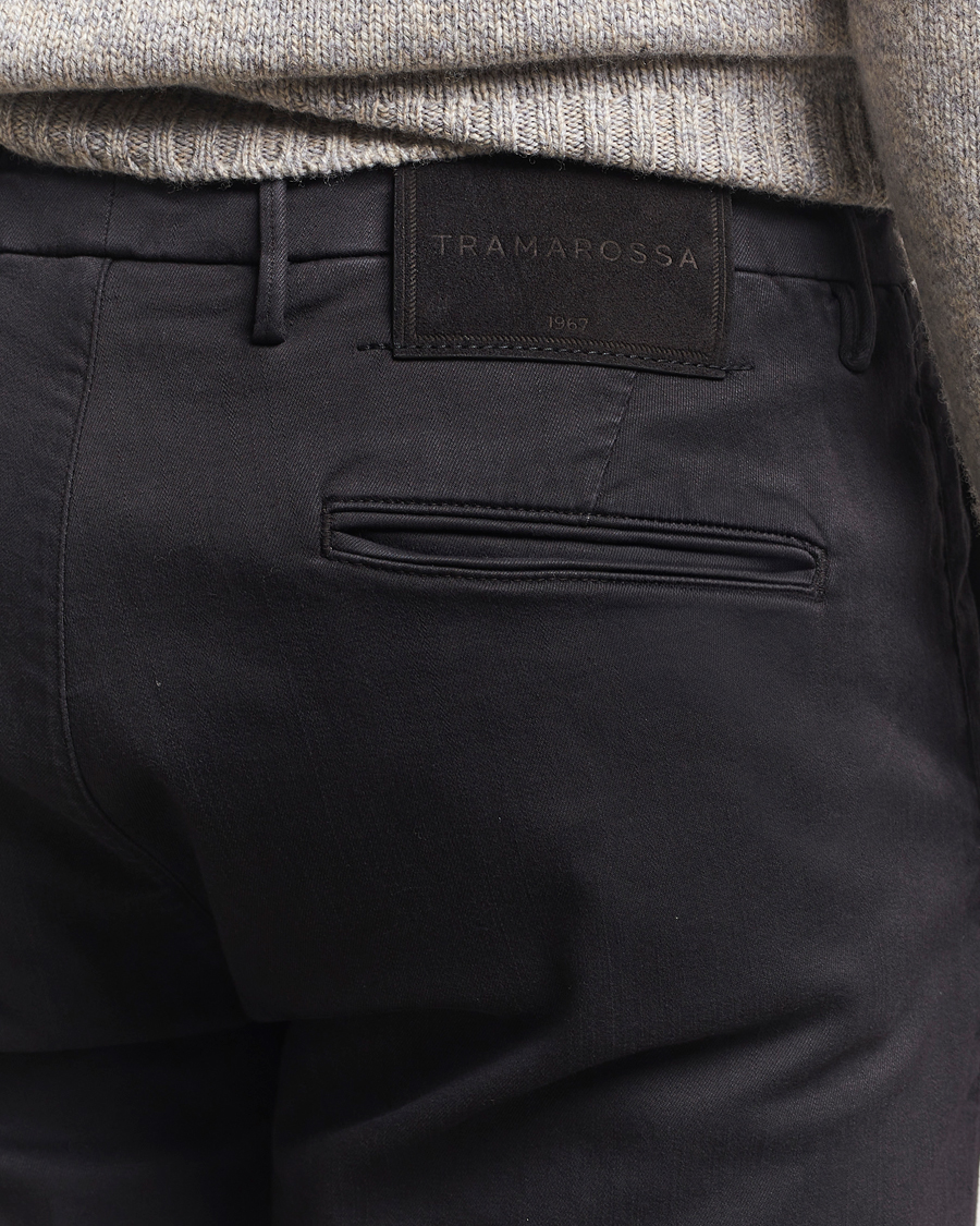 Herren | Jeans | Tramarossa | Luis Superstrech Cotton Chino Black