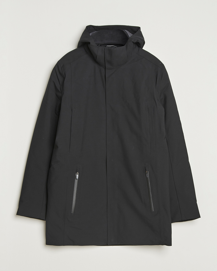 Herren | Jacken | UBR | Regulator Parka Savile Black Wool