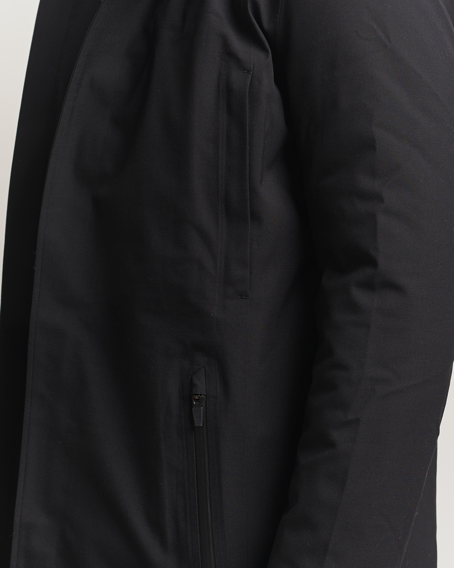 Herren | Jacken | UBR | Regulator Parka Savile Black Wool