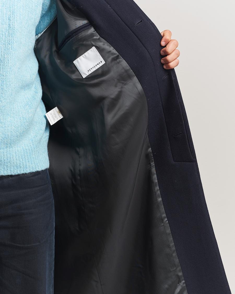 Herren | Jacken | Sunflower | Wool Winter Coat Navy