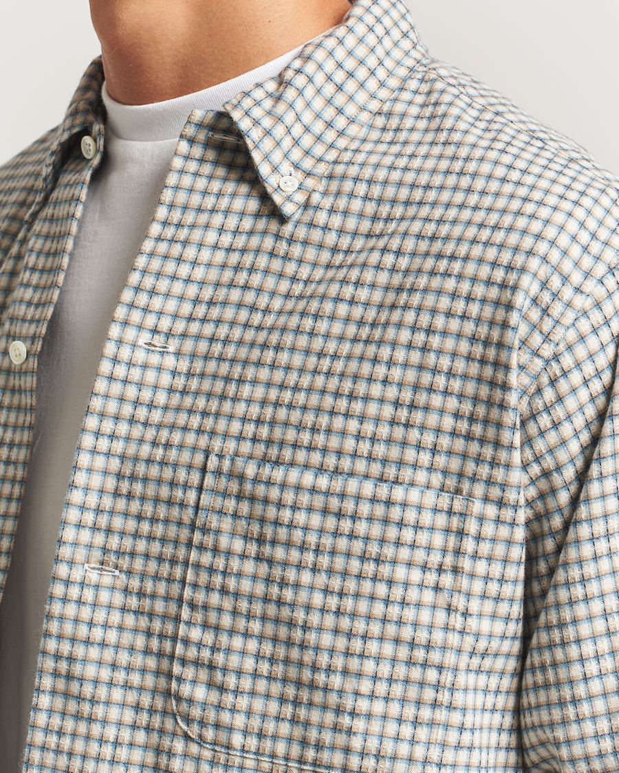 Herren | Hemden | BEAMS PLUS | Dobby Button Down Shirt White Plaid