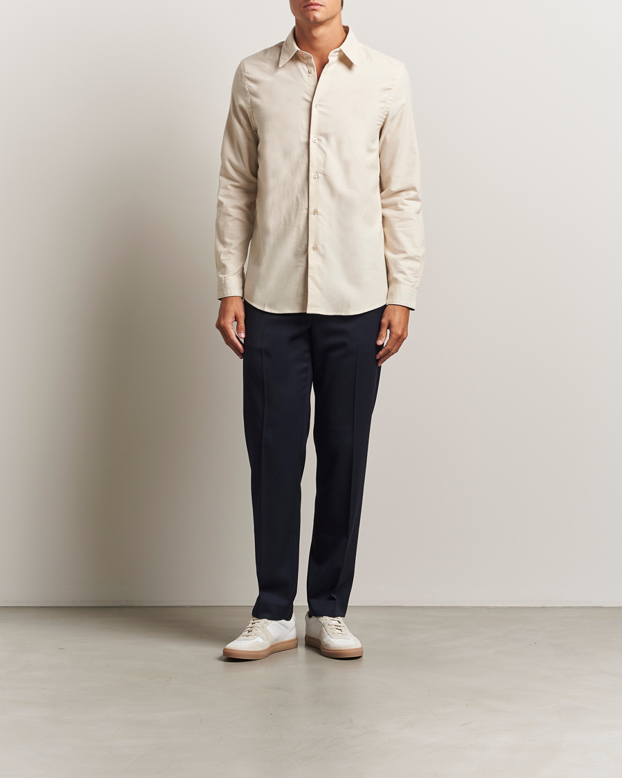 Herren | Hemden | PS Paul Smith | Brushed Cotton/Wool Shirt Off White