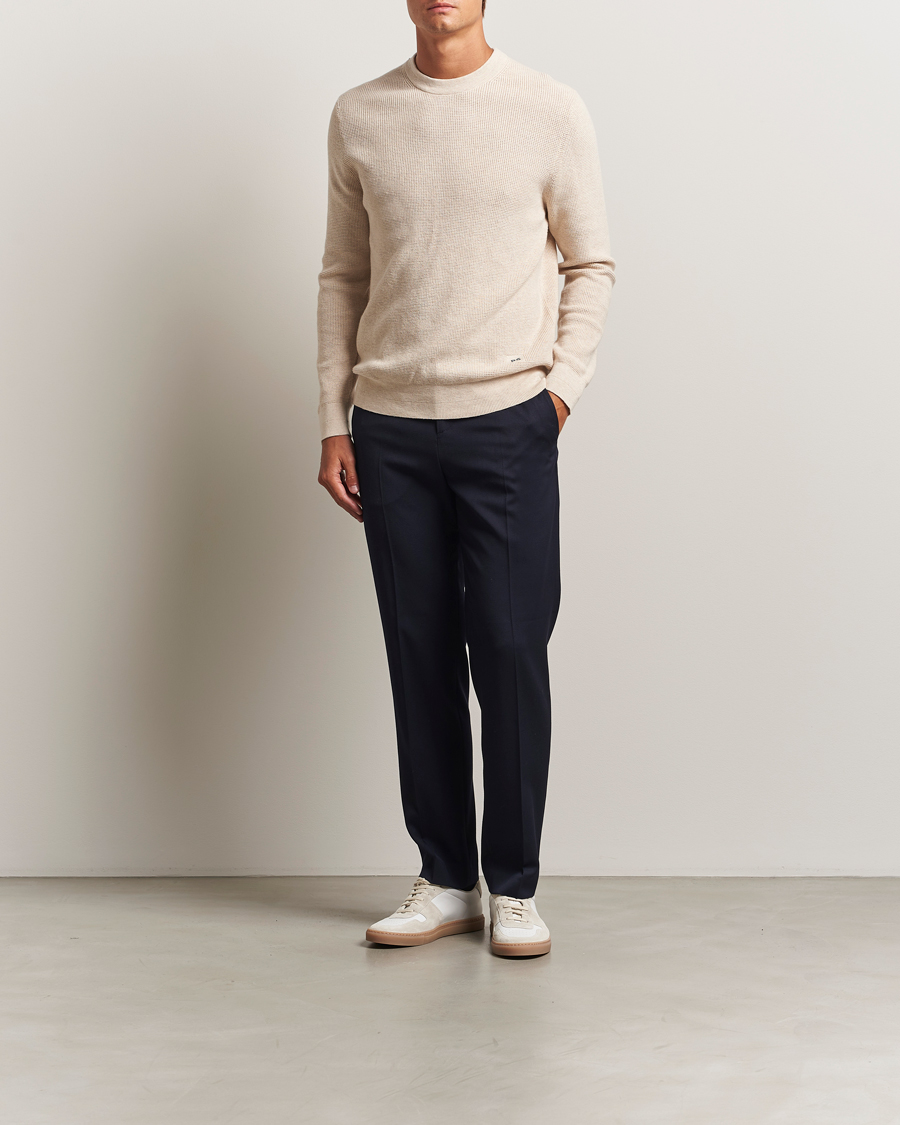 Herren | Pullover | PS Paul Smith | Waffle Knitted Crew Neck Sweater Off White