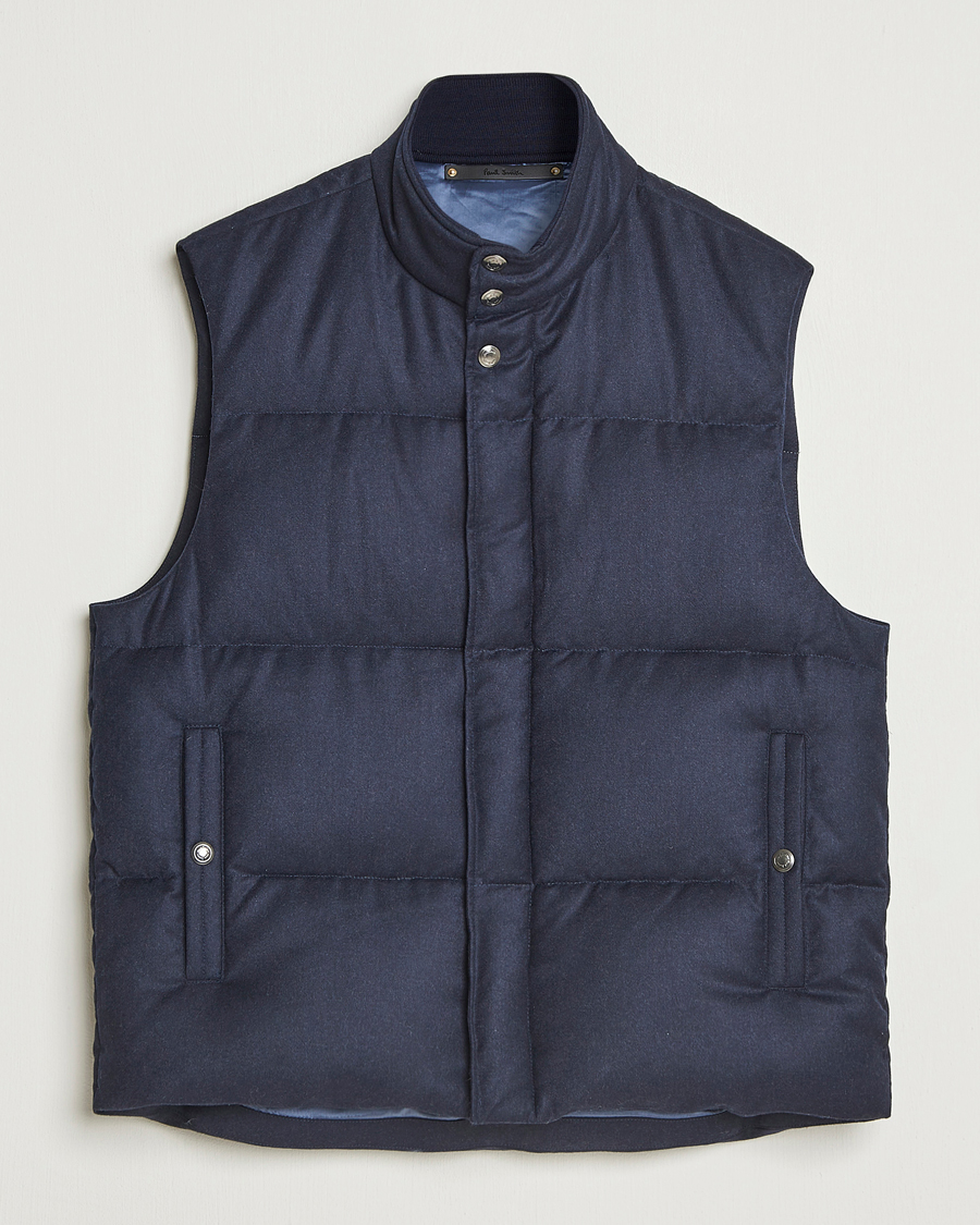 Herren | Jacken | Paul Smith | Wool/Cashmere Down Gilet Navy