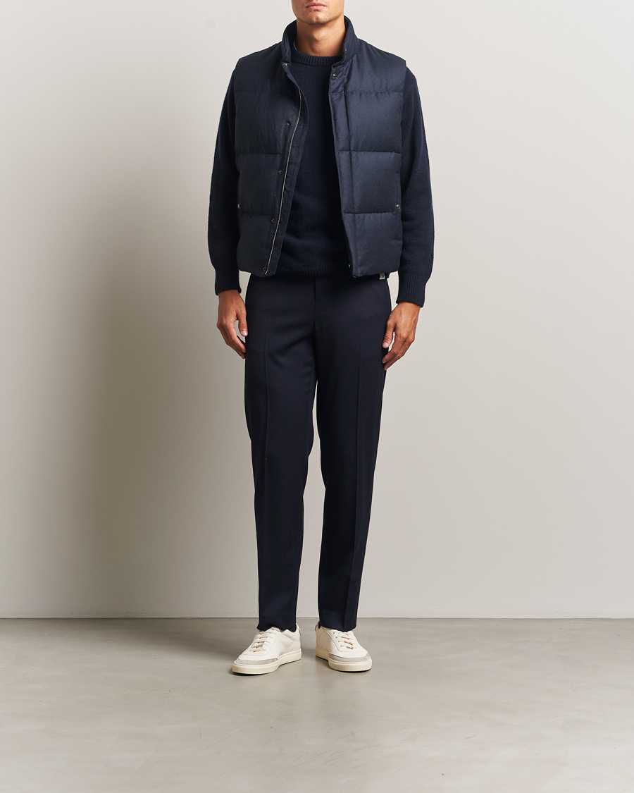 Herren | Jacken | Paul Smith | Wool/Cashmere Down Gilet Navy