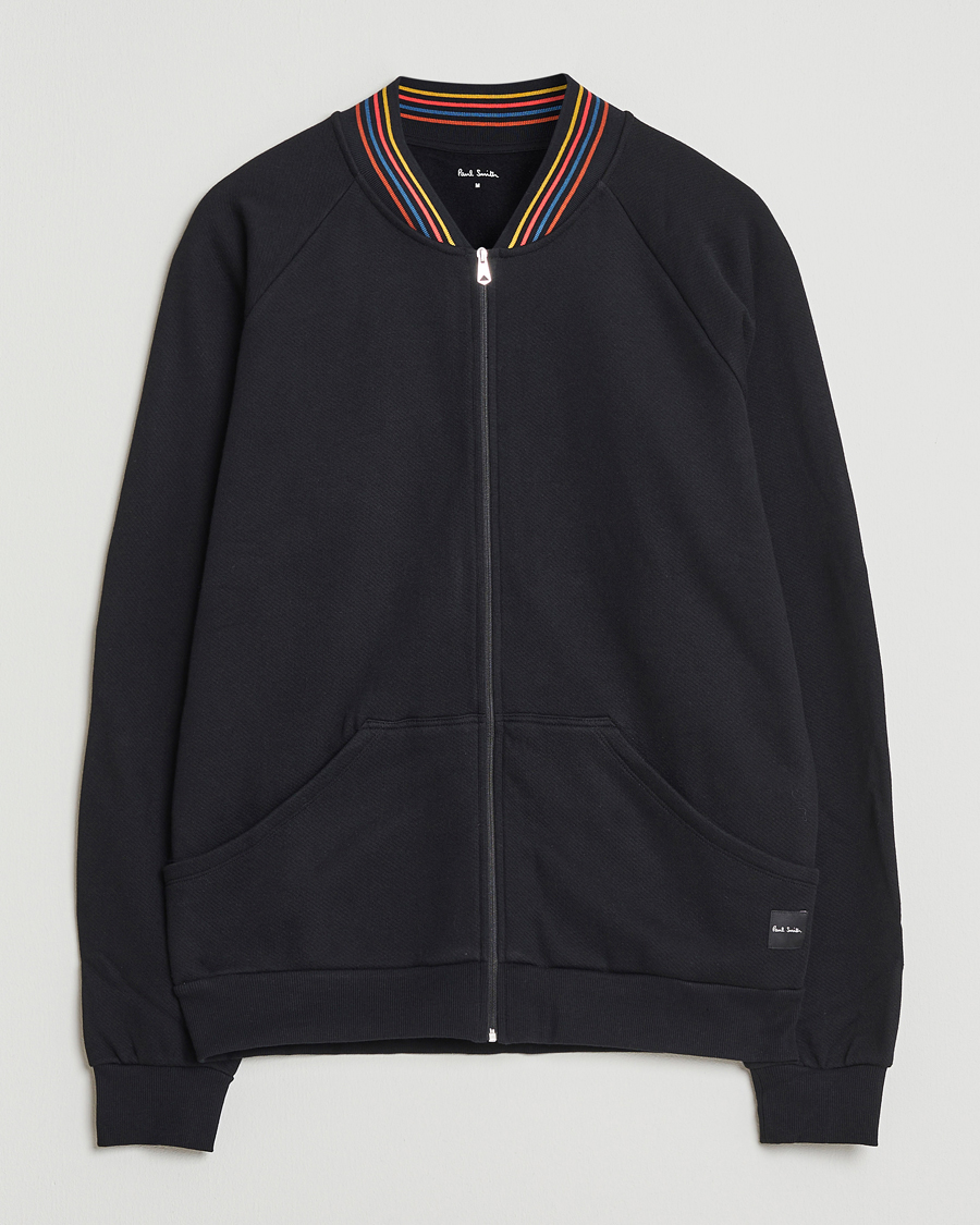 Herren | Pullover | Paul Smith | Artist Rib Full Zip Black