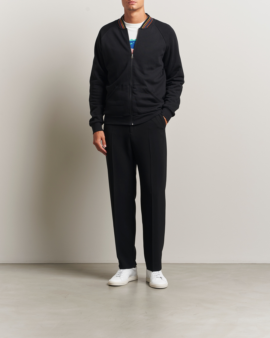 Herren | Pullover | Paul Smith | Artist Rib Full Zip Black