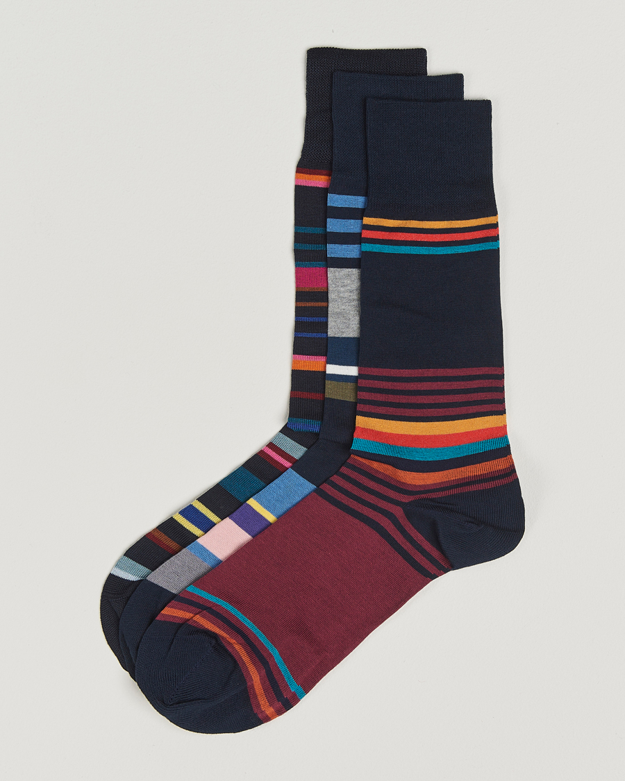 Herren | Unterwäsche | Paul Smith | 3-Pack Striped Sock Multi