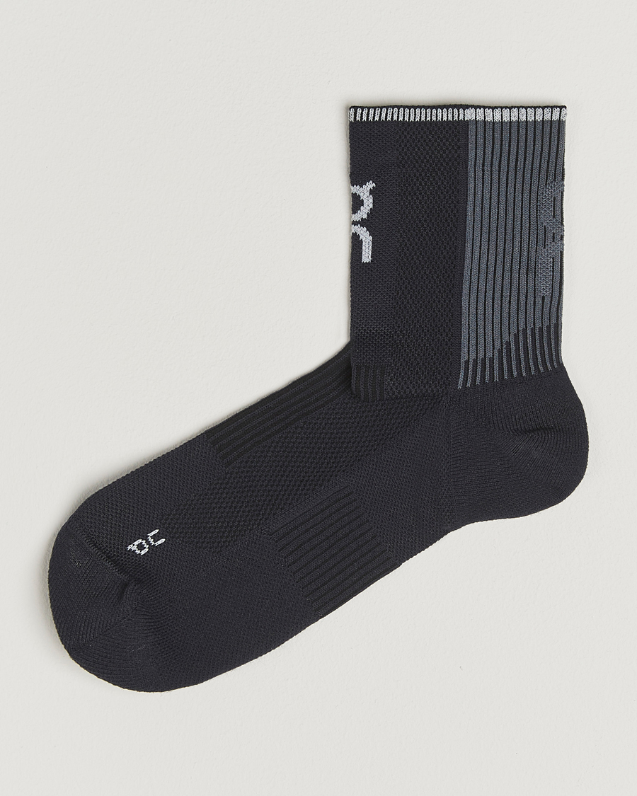 Herren | Unterwäsche | On | Performance Run Sock Mid Black