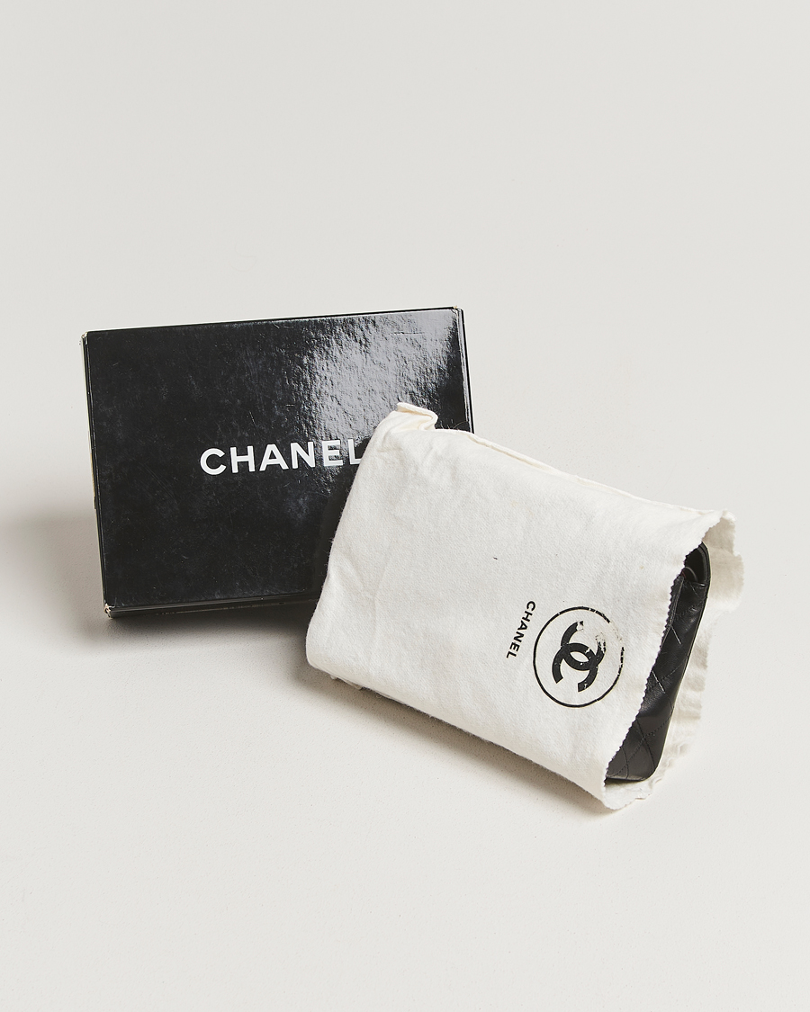 Herren | Chanel Pre-Owned Classic Double Flap Medium Black | Chanel Pre-Owned | Classic Double Flap Medium Black