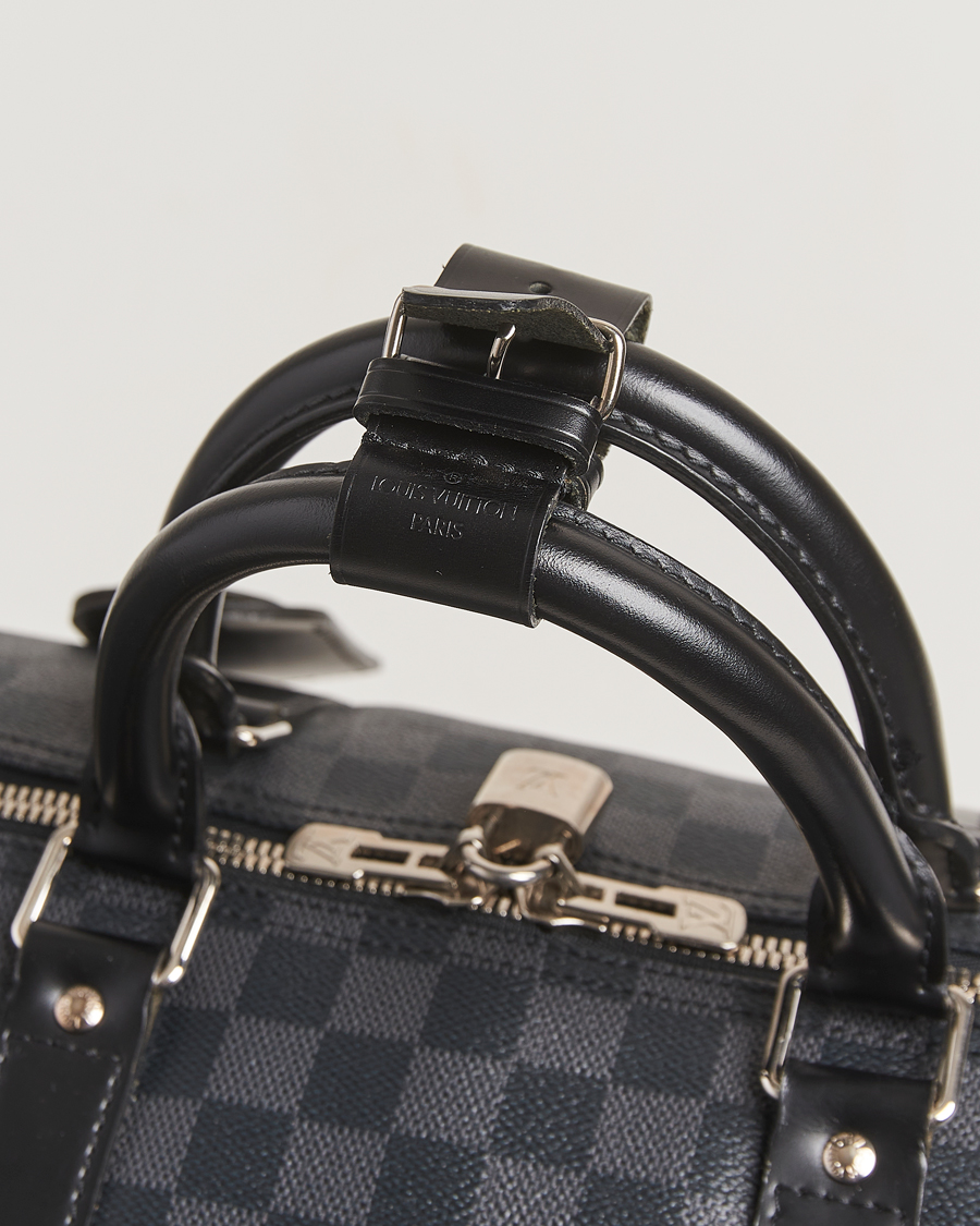 Herren | Louis Vuitton Pre-Owned Keepall Bandoulière 55 Damier Graphite | Louis Vuitton Pre-Owned | Keepall Bandoulière 55 Damier Graphite