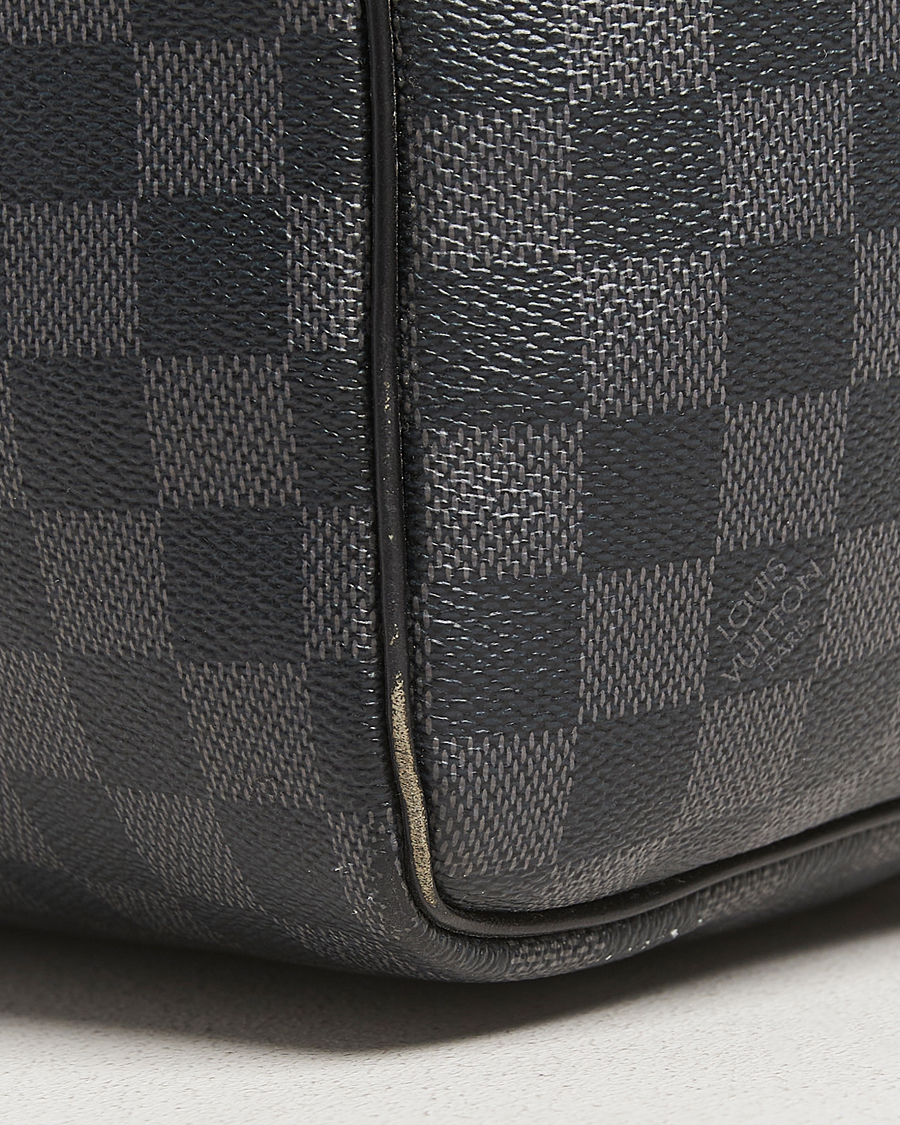 Herren | Louis Vuitton Pre-Owned Keepall Bandoulière 55 Damier Graphite | Louis Vuitton Pre-Owned | Keepall Bandoulière 55 Damier Graphite