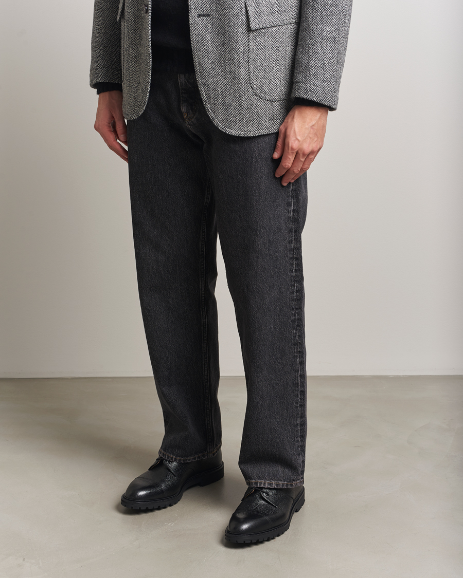 Herren | Derby | Crockett & Jones | Sandhurst Derby Vibram Black Scotch Grain