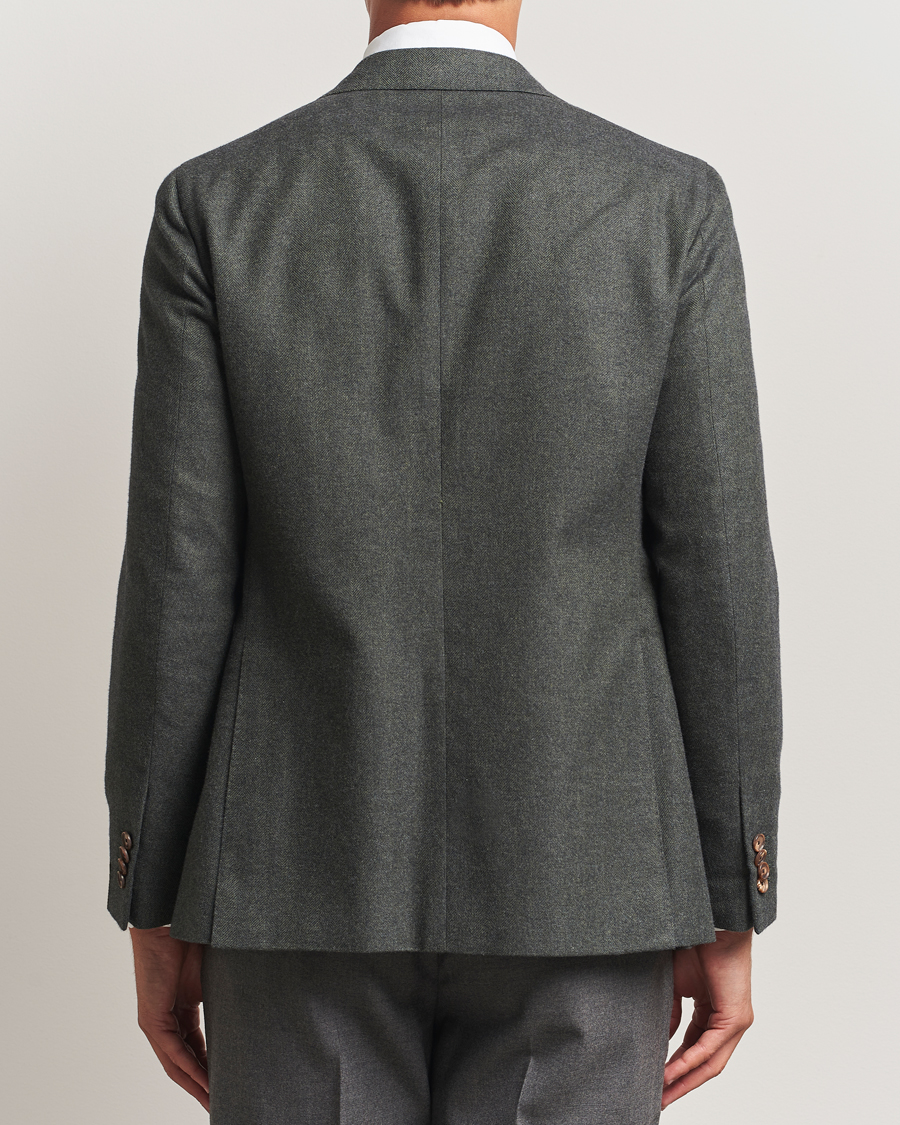 Herren | Sakkos | Caruso | Aida Brushed Cotton Herringbone Blazer