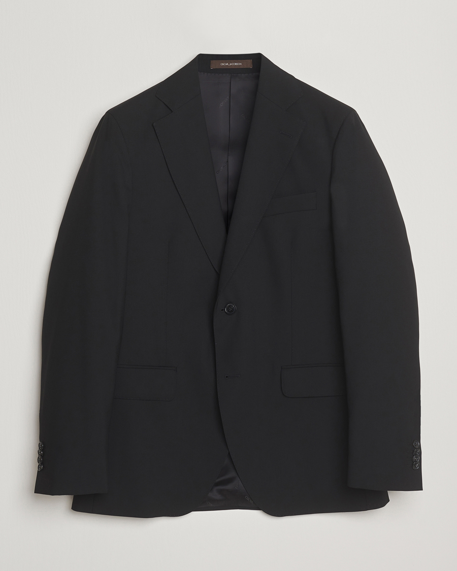 Herren | Sakkos | Oscar Jacobson | Fogerty Wool Blazer Black