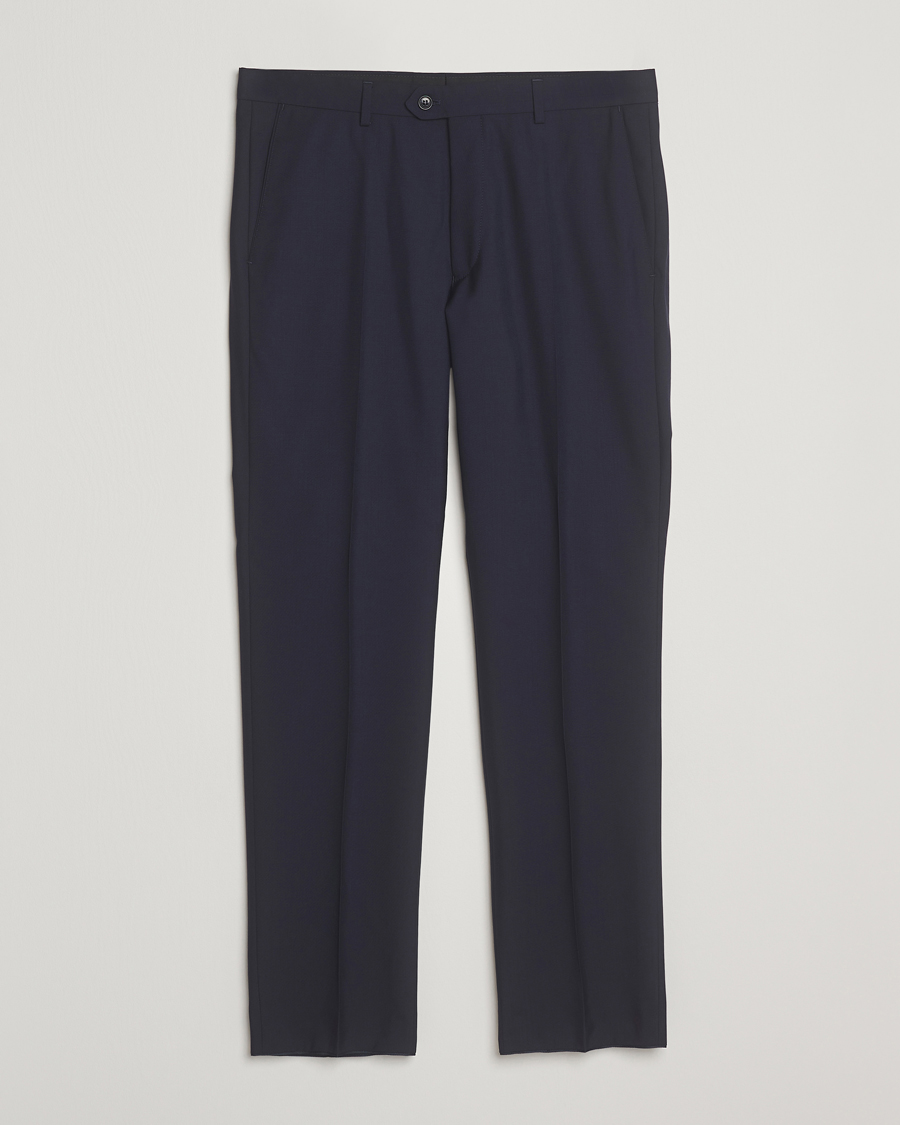 Herren | Hosen | Oscar Jacobson | Dandy Wool Trousers Blue