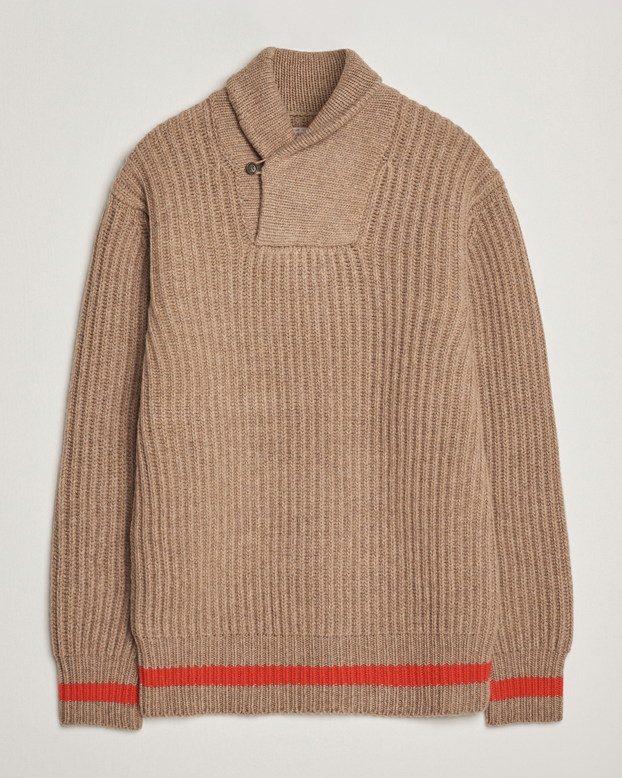 Herren | Pullover | Filson | Bristol Shawl Neck Sweater Oatmeal