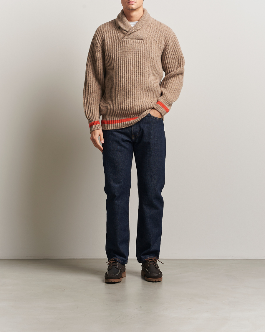 Herren | Pullover | Filson | Bristol Shawl Neck Sweater Oatmeal