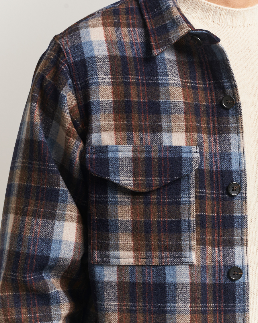 Herren | Hemden | Filson | Checked Wool Jac Shirt Brown Multi
