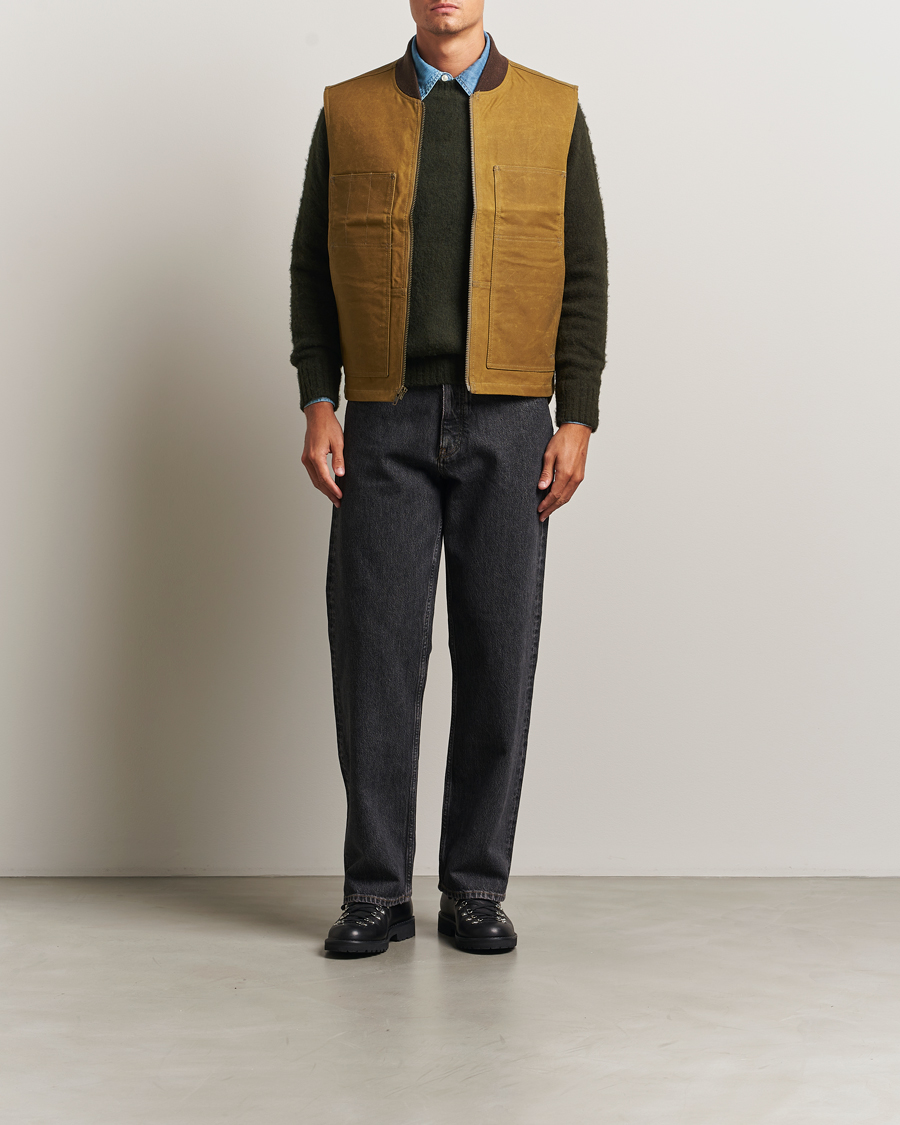 Herren | Jacken | Filson | Tin Cloth Insulated Work Vest Dark Tan