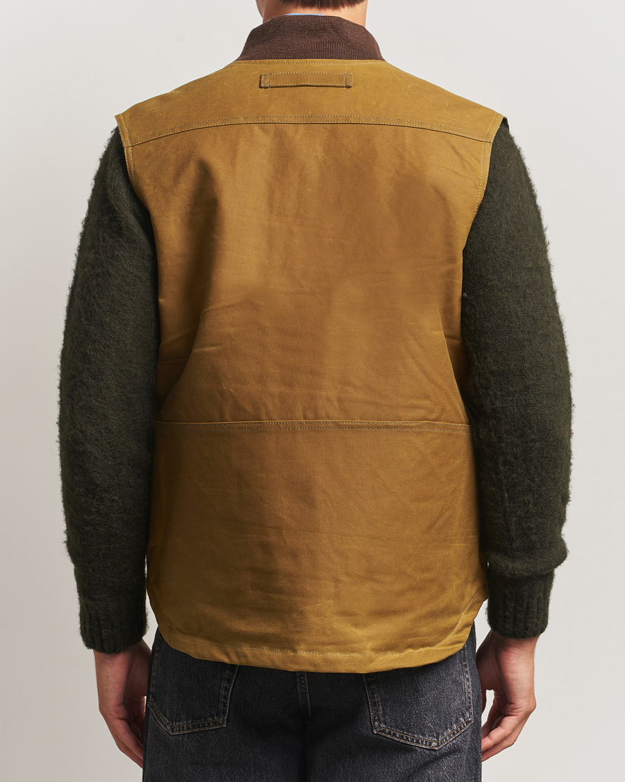 Herren | Jacken | Filson | Tin Cloth Insulated Work Vest Dark Tan