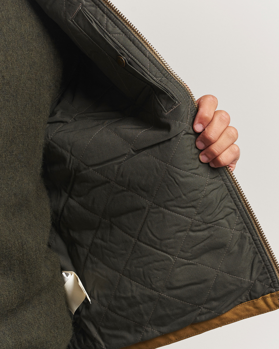 Herren | Jacken | Filson | Tin Cloth Insulated Work Vest Dark Tan