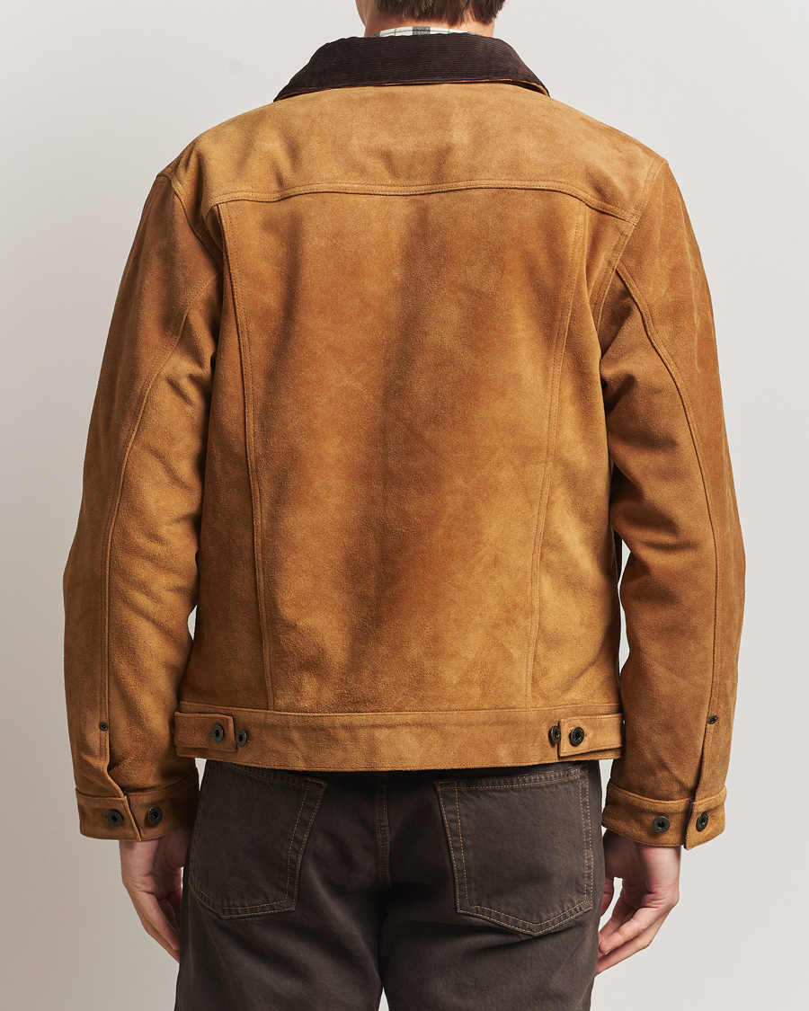 Herren | Jacken | Filson | Short Lined Suede Cruiser Saddle Brown