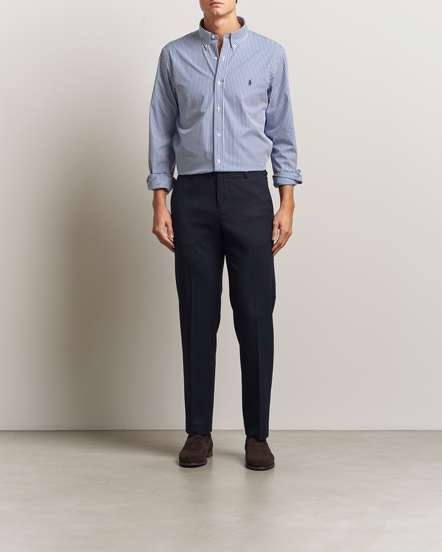 Herren | Hemden | Polo Ralph Lauren | Custom Fit Stretch Poplin Shirt Bengal Stripe