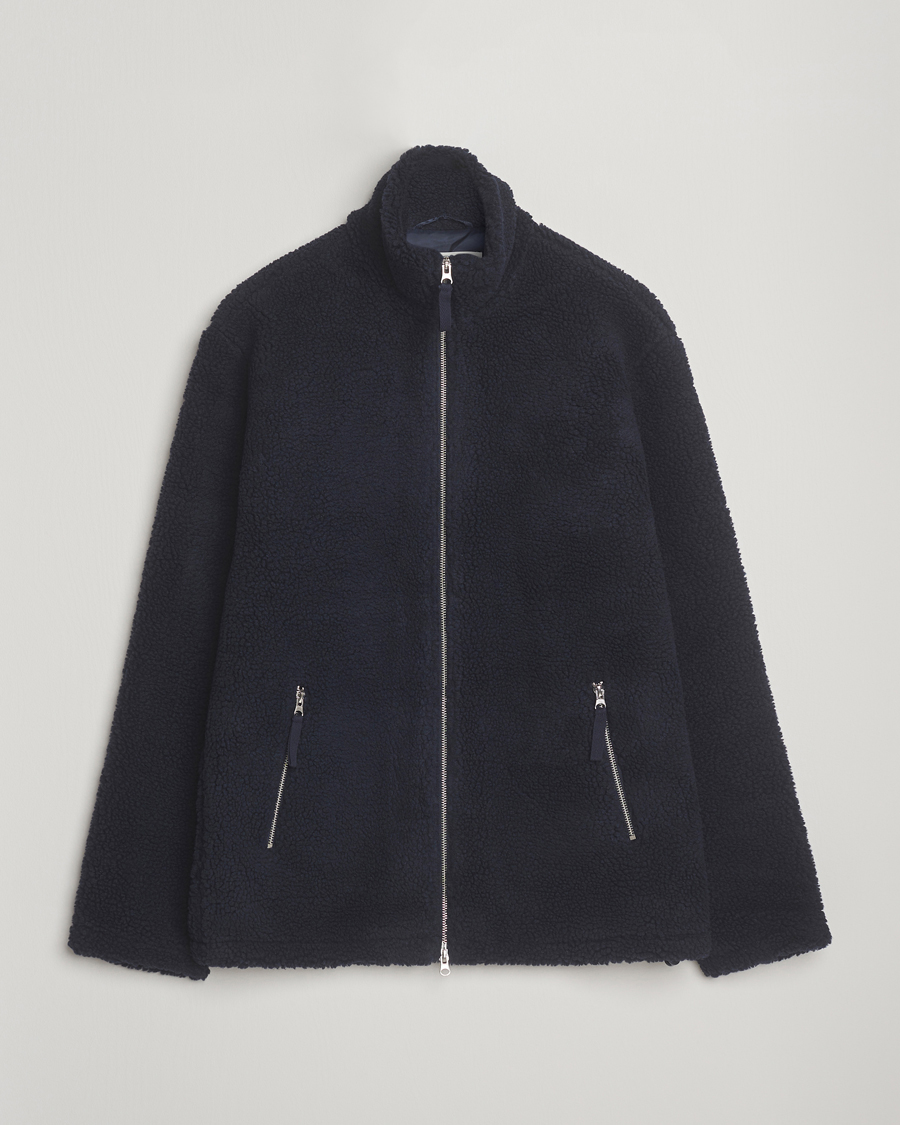 Herren | Jacken | A Day's March | Acton Fleece Jacket Navy