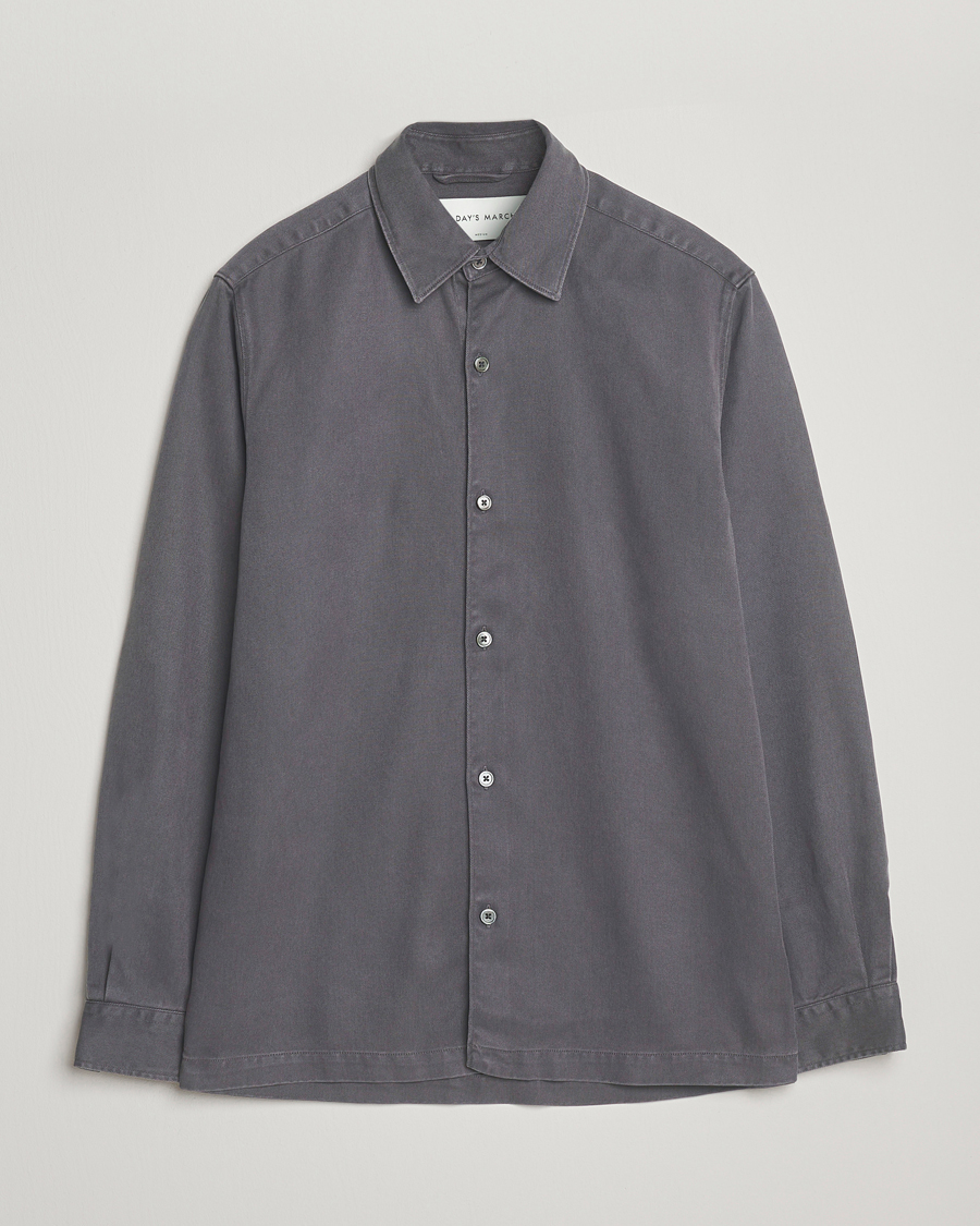 Herren | Hemden | A Day's March | Clean Cut Lyocell Shirt Iron