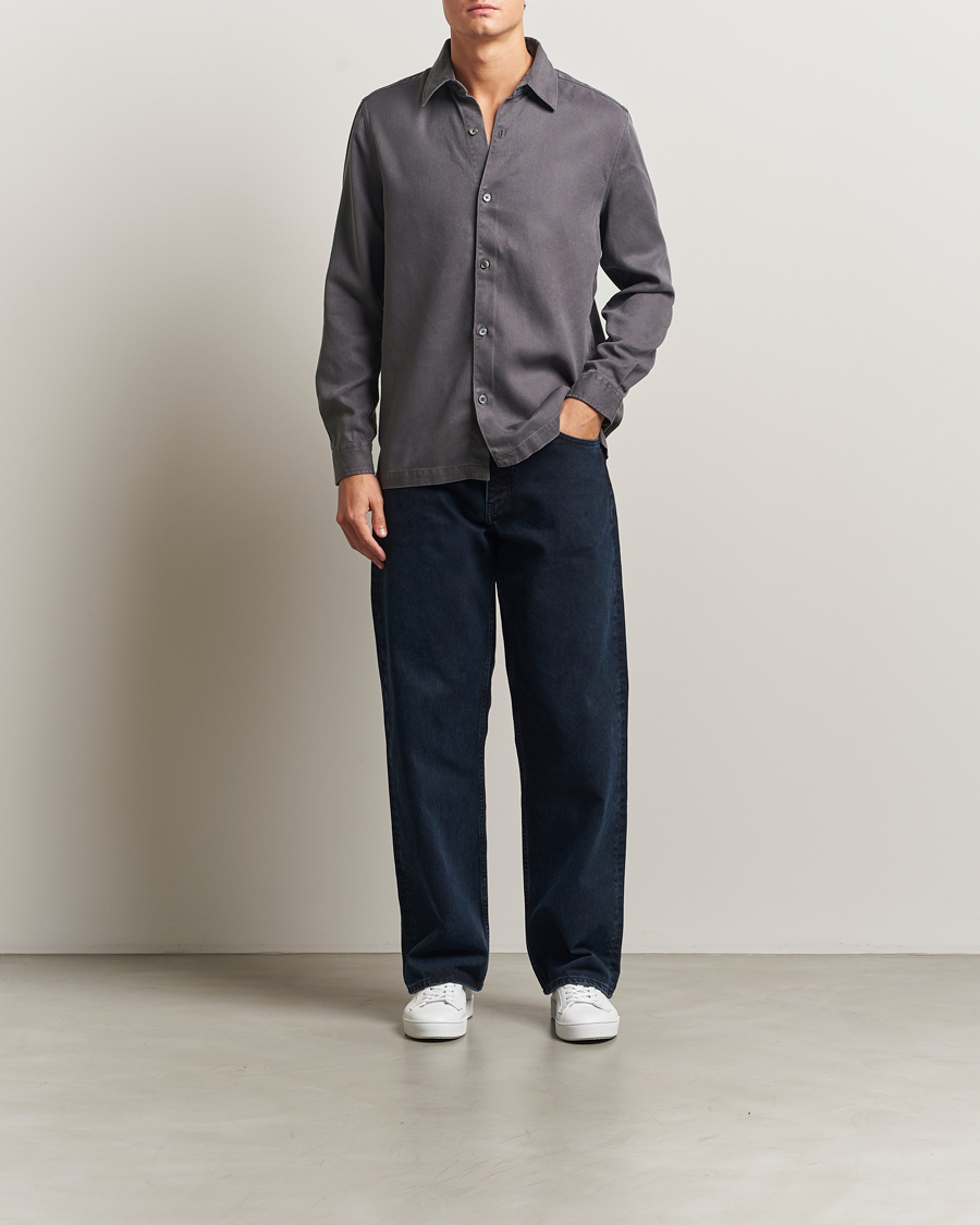 Herren | Hemden | A Day's March | Clean Cut Lyocell Shirt Iron