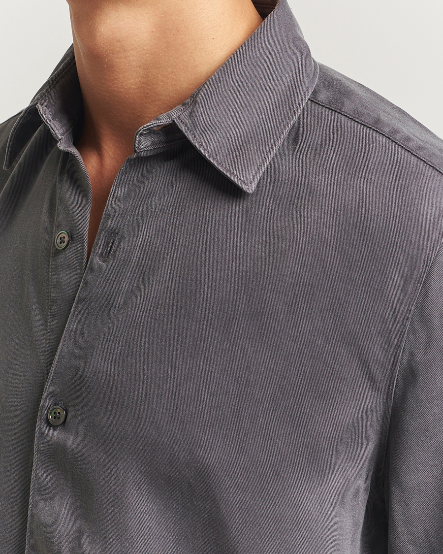 Herren | Hemden | A Day's March | Clean Cut Lyocell Shirt Iron