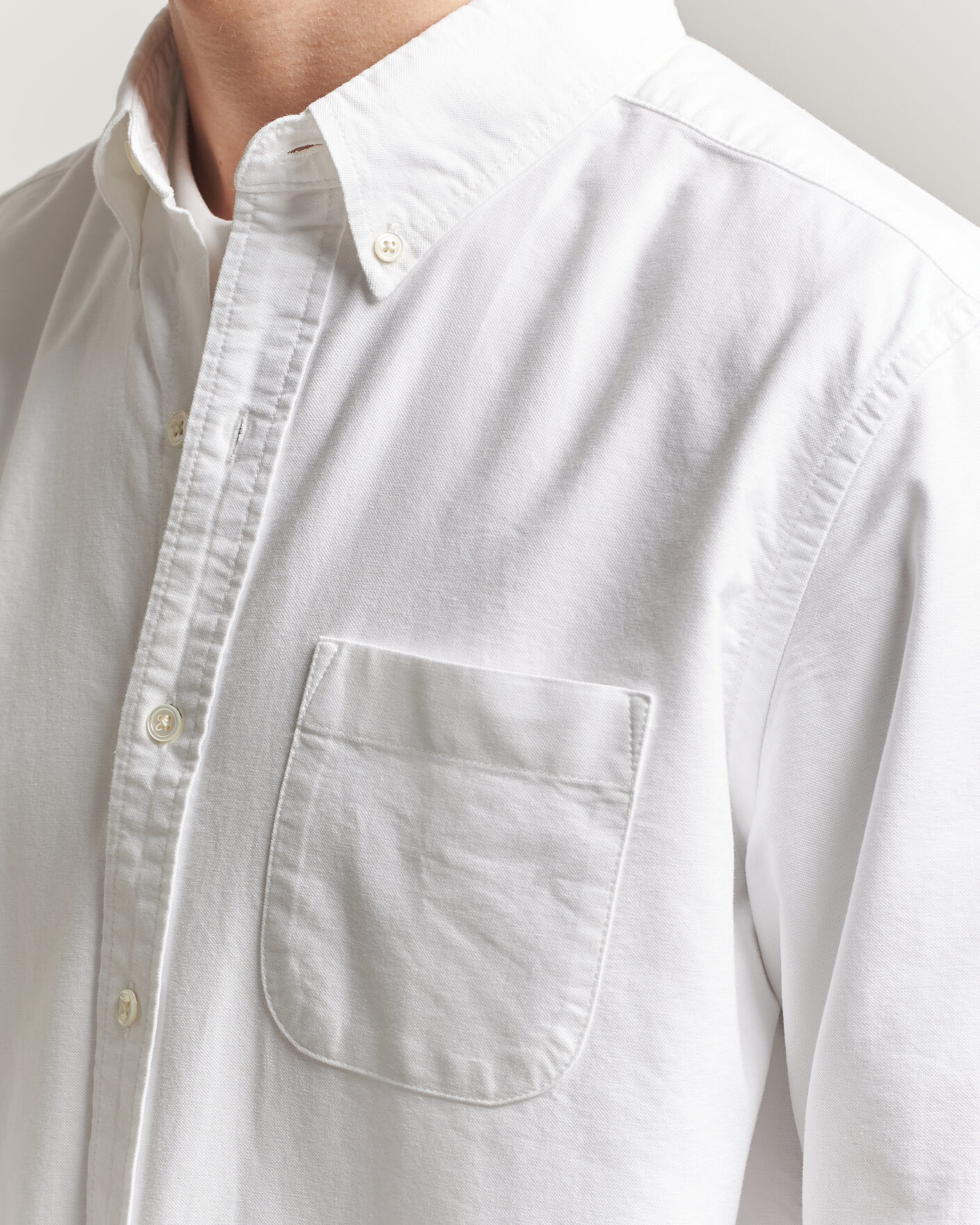 Herren | Hemden | A Day's March | Classic Oxford Shirt White