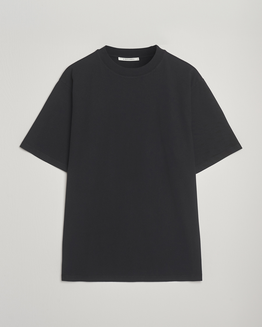 Herren | T-Shirts | A Day's March | Tron Casual Heavy T-Shirt Black