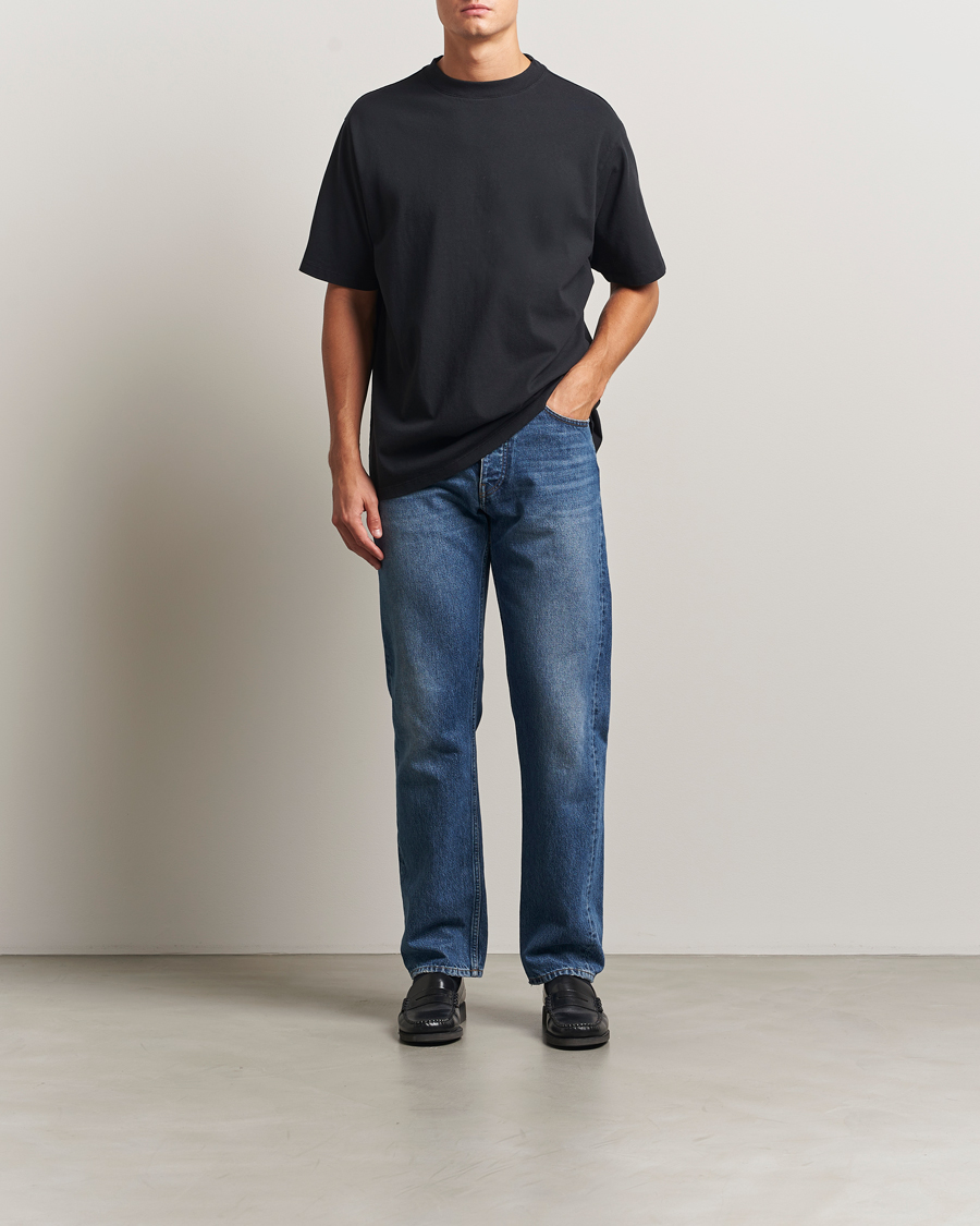 Herren | T-Shirts | A Day's March | Tron Casual Heavy T-Shirt Black