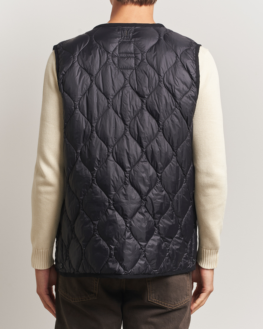 Herren | Westen | TAION | Military Crew Neck Down Vest Black