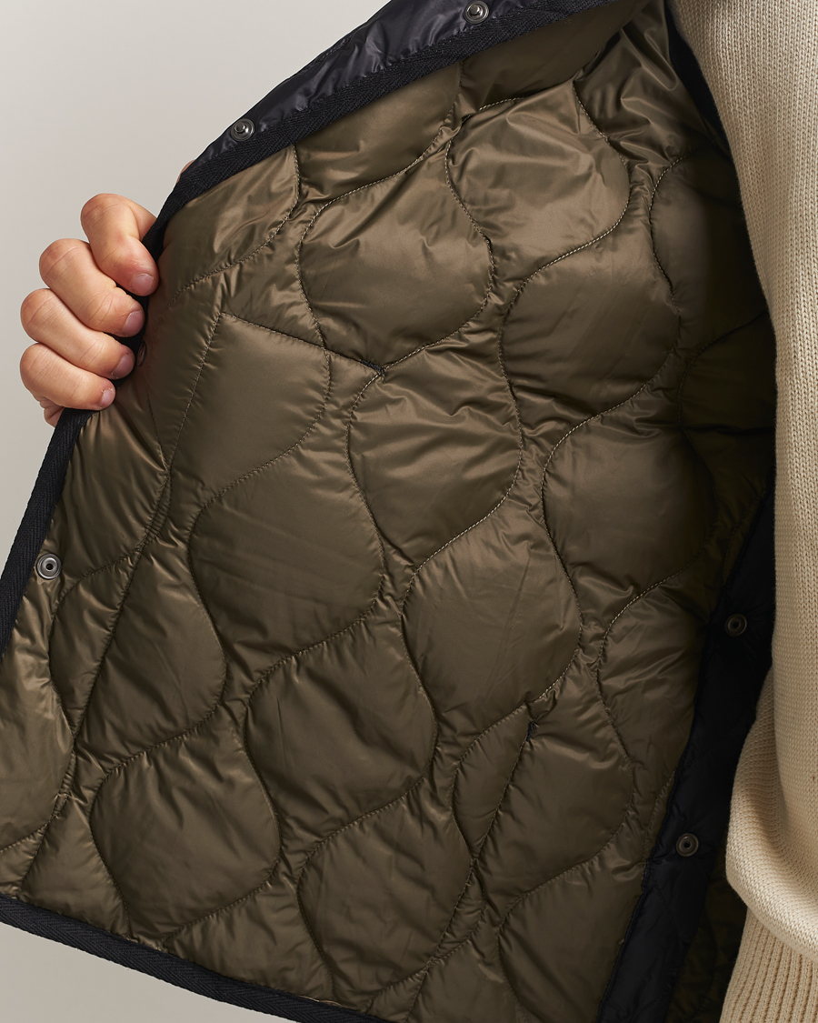 Herren | Westen | TAION | Military Crew Neck Down Vest Black