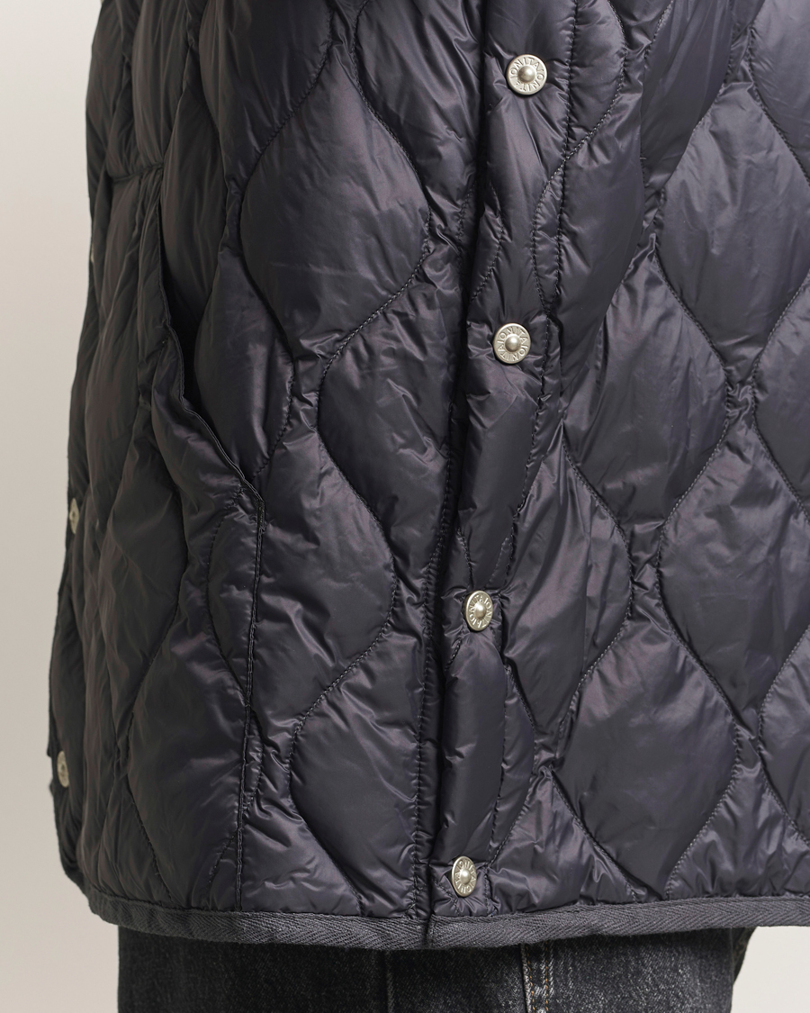 Herren | Westen | TAION | Military Crew Neck Down Vest Dark Grey